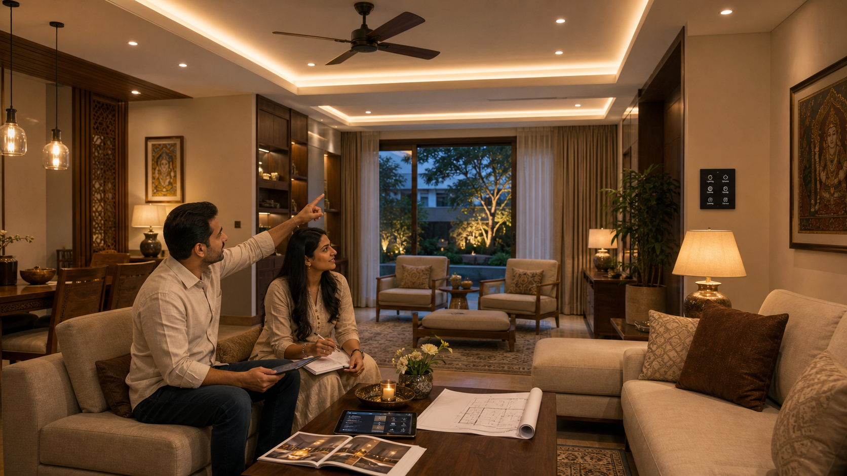 How to plan smart lighting for a new home